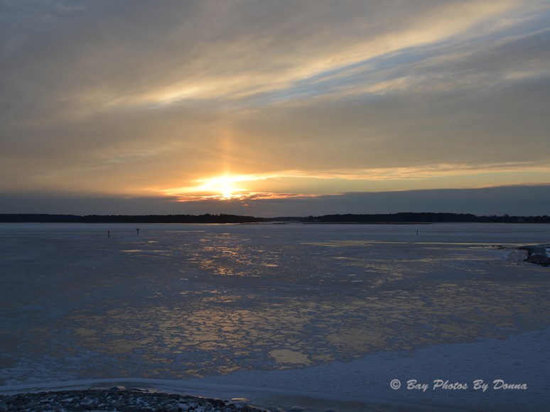 Sunset over Kent Island