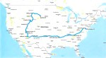 2016 RV Trip Map&nbsp;1-2